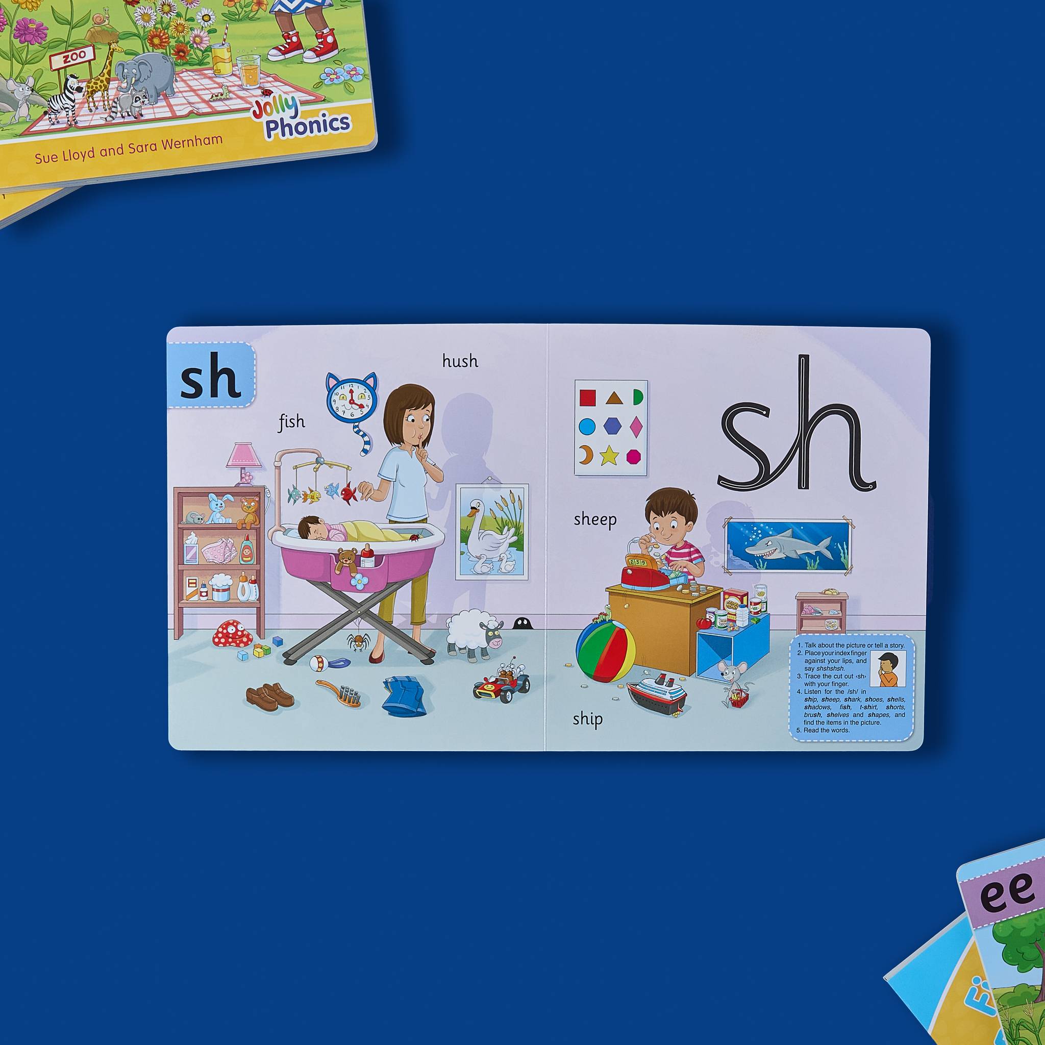 Jolly Phonics Finger Phonics (Pack of Books 1-7) NEW EDITION